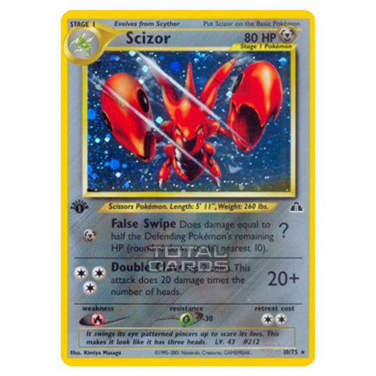 Pokemon - Neo - Neo Discovery - Scizor - 10/75