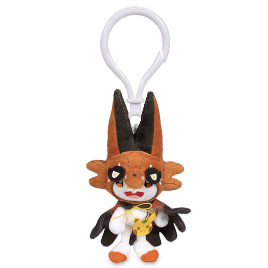 Pokemon - Plush Keychain - Pumpkin Party - Scorbunny (4 Inch)