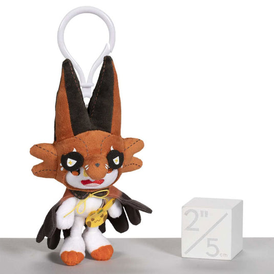 Pokemon - Plush Keychain - Pumpkin Party - Scorbunny (4 Inch)