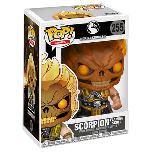 Funko POP! - Games Mortal Kombat - Scorpion Skull Head - Vinyl Figure #255