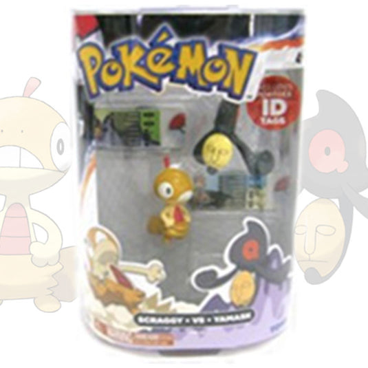 Pokemon - Scraggy vs Yamask - 2" Figure Box