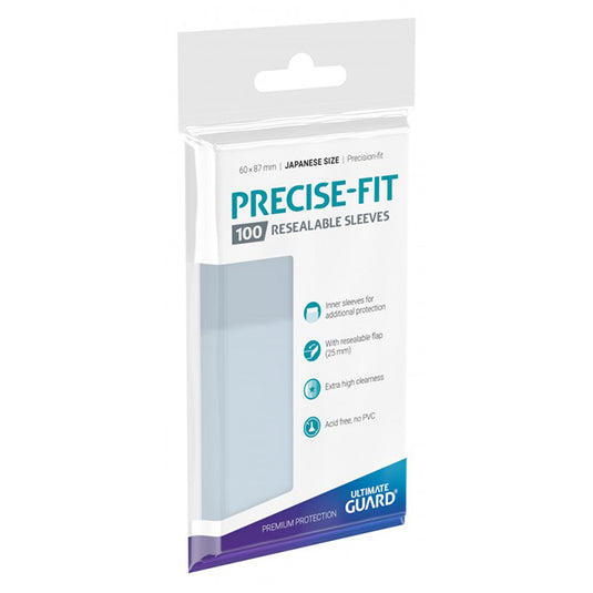Ultimate Guard - Precise Fit Resealable Japanese - 100 Sleeves