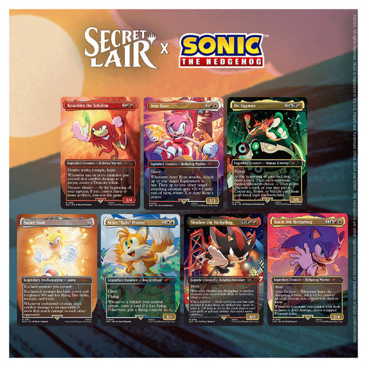 Magic the Gathering - Secret Lair - Drop Series - Secret Lair x Sonic the Hedgehog: Friends & Foes (Non-Foil Edition)