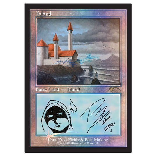 Magic the Gathering - Secret Lair - Drop Series - Post Malone - The Lands (Traditional Foil Edition)