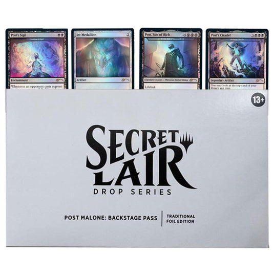 Magic the Gathering - Secret Lair - Drop Series - Post Malone - Backstage Pass (Traditional Foil Edition)