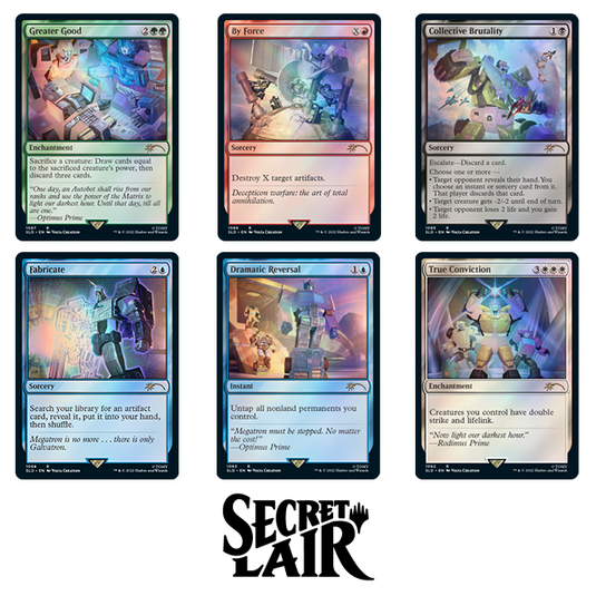 Magic the Gathering - Secret Lair - Drop Series - Secret Lair x Transformers: Roll Out or Rise Up (Traditional Foil Edition)