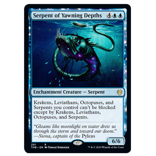 Magic The Gathering - Theros Beyond Death - Serpent of Yawning Depths - 291/254