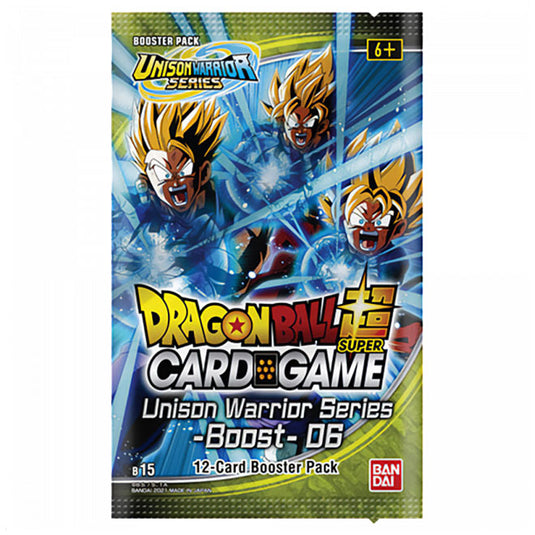 DragonBall Super Card Game - Unison Warrior Series Set 6 - Saiyan Showdown - Booster Pack