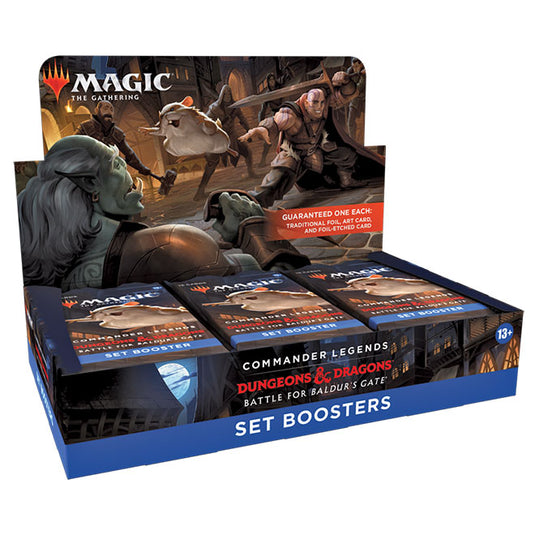 Magic the Gathering - Commander Legends - Battle For Baldur's Gate - Set Booster Box (18 Packs)