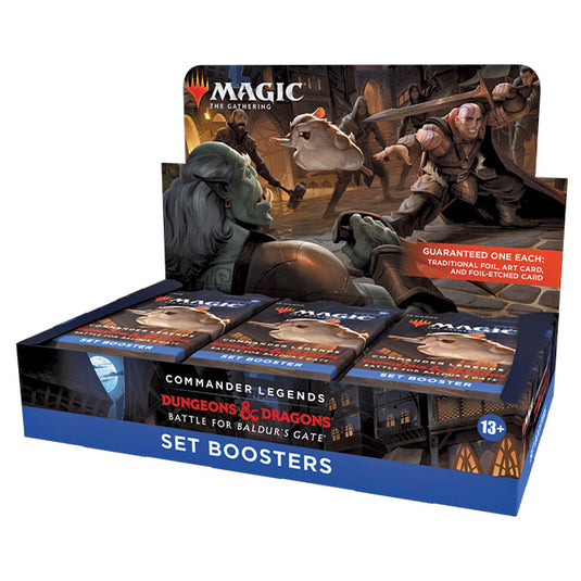Magic the Gathering - Commander Legends - Battle For Baldur's Gate - Set Booster Box (18 Packs)