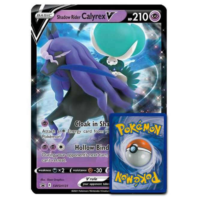 Shadow Rider Card Pokemon - Shadow Rider Calyrex - Oversized Promo Card (SWSH131)