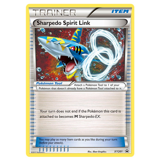 Pokemon - XY - XY Black Star Promos - Sharpedo Spirit Link - XY201