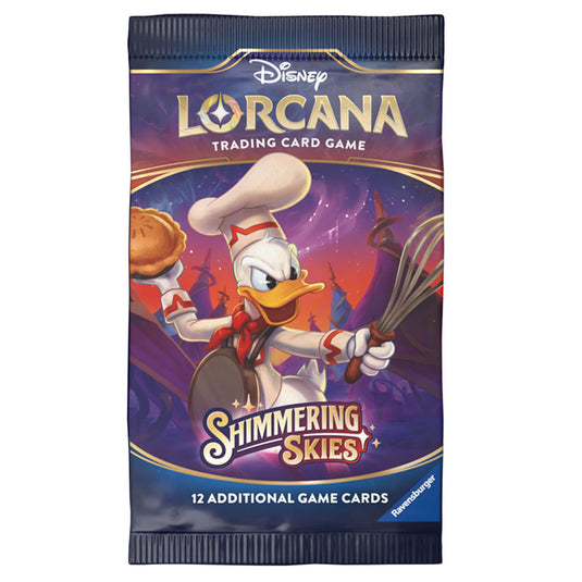 Lorcana Shimmering Skies Donald Duck Booster Pack