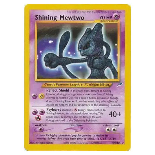 Pokemon - Neo - Neo Destiny - Shining Mewtwo - 109/105