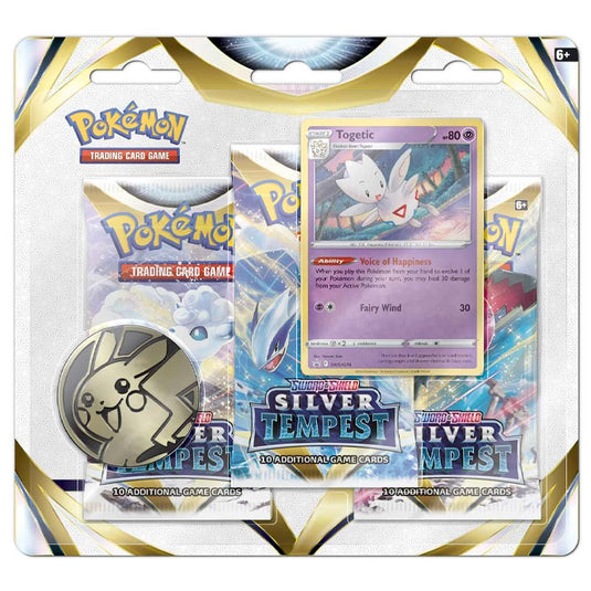 Pokemon - Sword & Shield - Silver Tempest - 3 Pack Blister - Togetic