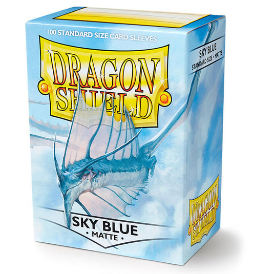 Dragon Shield - Standard Matte Sleeves - Sky Blue - (100 Sleeves)