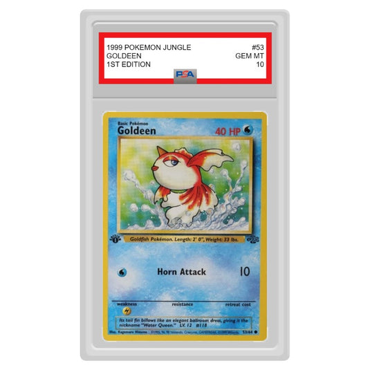 Pokemon - Jungle - Goldeen 53/64 - 1st Edition - PSA 10 GEM MINT