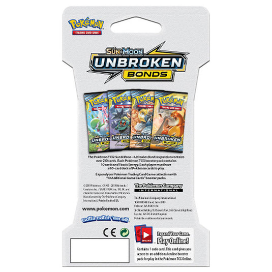 Pokemon - Sun & Moon - Unbroken Bonds - Blister Booster