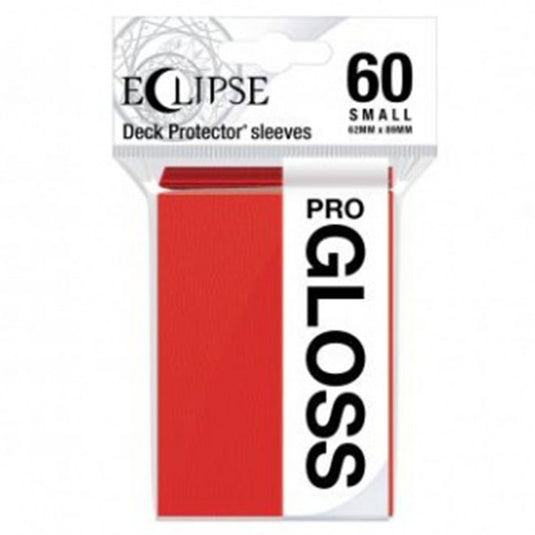 Ultra Pro - Small Sleeves - Gloss Eclipse - Apple Red (60 Sleeves)