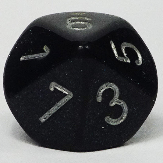 Chessex - Signature 16mm D10 - Borealis - Smoke with Silver