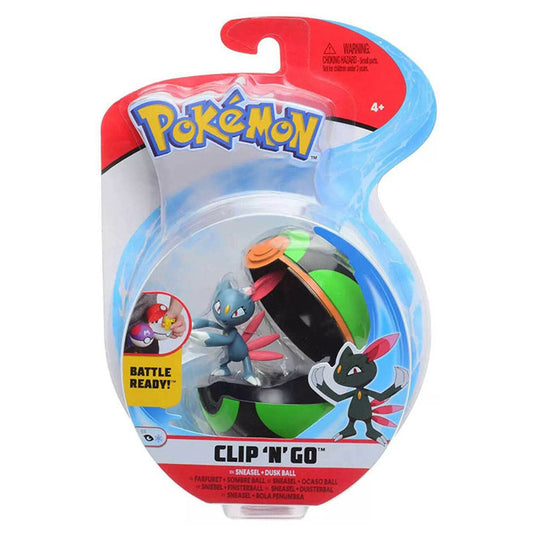 Pokemon - Clip 'N' Go Set  - Sneasel + Dusk Ball
