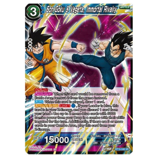Dragon Ball Super - B19 - Fighter's Ambition -Son Goku & Vegeta, Immortal Rivalry - BT19-048
