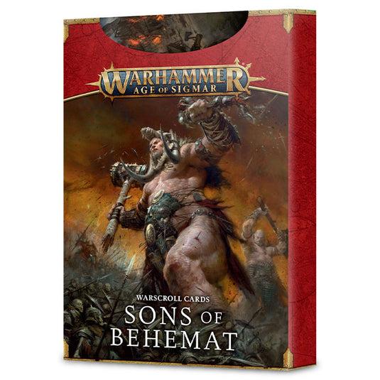 Warhammer Age Of Sigmar - Sons of Behemat - Warscroll Cards