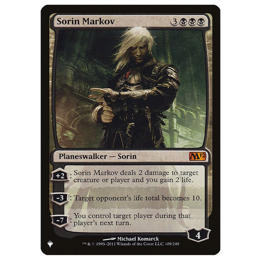 Magic The Gathering - The List - Sorin Markov - 394/394