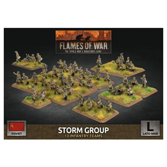 Flames of War - Soviet Storm Group (x50 Figs Plastic)