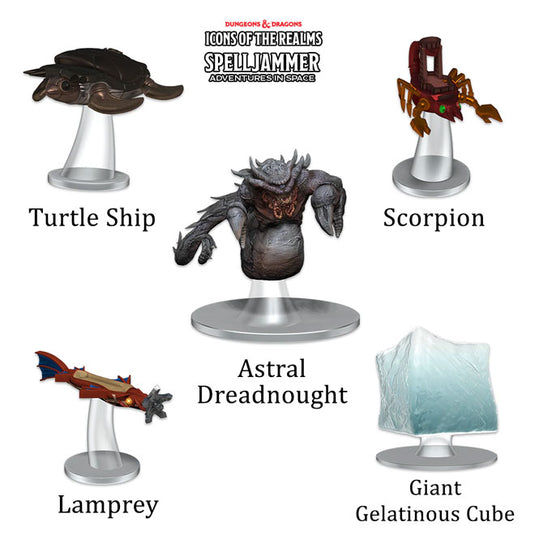 Dungeons & Dragons - Icons of the Realms - Ship Scale - Attacks from Deep Space