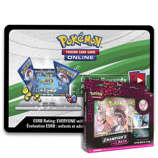 Pokemon - Spikemuth Gym Pin Collection - Online Code Card