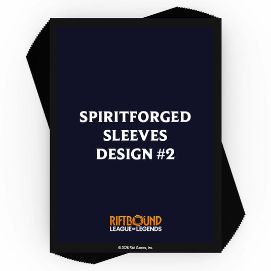 Riftbound: League of Legends TCG - Spiritforged - Art Sleeves - Design #2 (100 Sleeves)