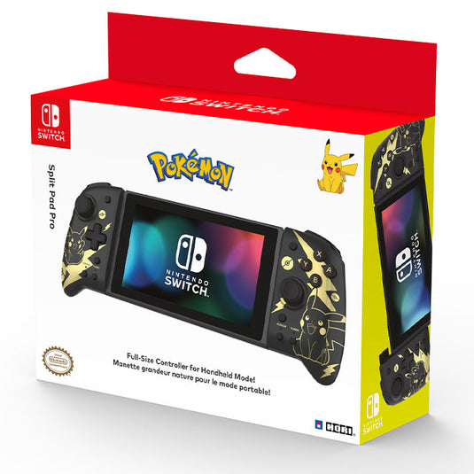 Hori - Split Pad Pro - Pikachu - Black/Gold - Nintendo Switch