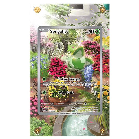 KantoForge - Extended Artwork Protective Card Display Case - Pokemon - Scarlet & Violet - Paldea Evolved -  Sprigatito 196/193