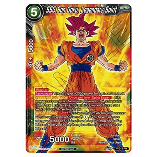 Dragon Ball Super - SSG Son Goku, Legendary Spirit - P-312 PR