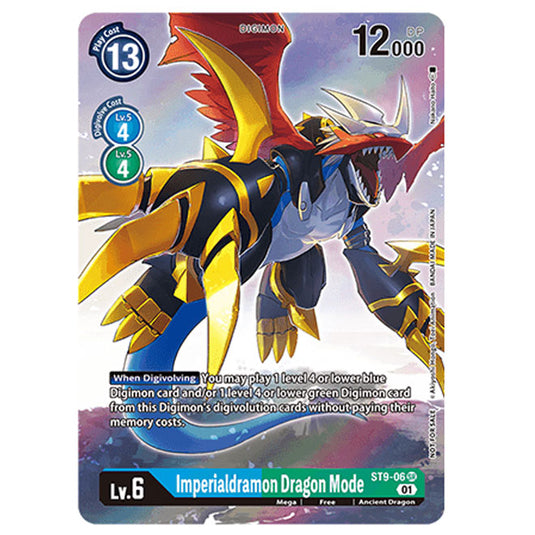 Digimon Card Game - Digital Hazard (EX-02) - Imperialdramon Dragon Mode (Promo) - ST9-06