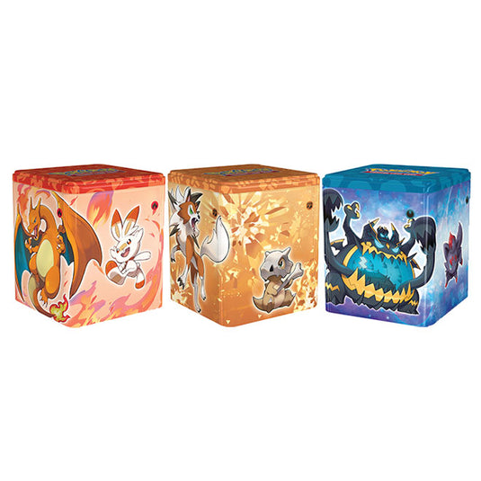 Pokemon - Stacking Tin - Fighting, Fire, Darkness