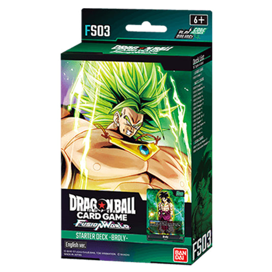 Dragon Ball Super Card Game - Starter Deck - Fusion World  - Broly - FS03