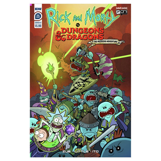 Rick & Morty Vs Dungeons & Dragons Meeseeks Cover B Little