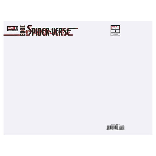 Edge Of Spider-Verse - Issue 1 (Of 5) Blank Cover Variant