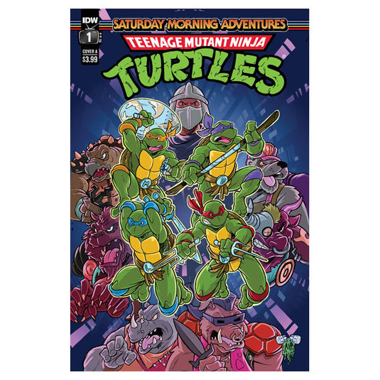 Tmnt Saturday Morning Adventures - Issue 1 Cover A Lattie