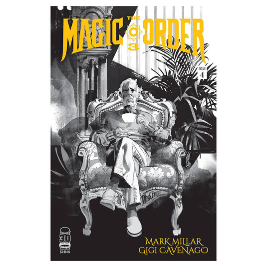 Magic Order 3 - Issue 4 (Of 6) Cover B Cavenago B&W (Mature Readers)