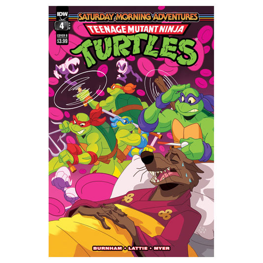 Tmnt Saturday Morning Adventures - Issue 4 Cover B Galloway