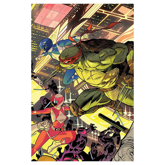 Mmpr Tmnt Ii - Issue 1 (Of 5) Cover C Connecting Var 3 Mora