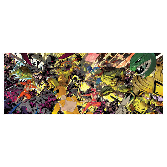 Mmpr Tmnt Ii - Issue 1 (Of 5) Cover E Double Gatefold Var Mora