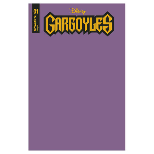 Gargoyles - Issue 1 Cover G Gargoyles Purple Blank Authentix
