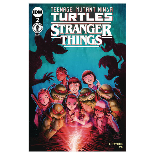 Tmnt X Stranger Things - Issue 2 Cover A Pe