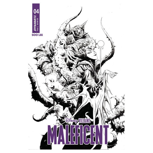 Disney Villains Maleficent - Issue 4 Cover F 10 Copy Incv Soo Lee B&W