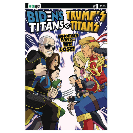 Bidens Titans Vs Trumps Titans - Issue 1 Cover A Titans Vs Titans