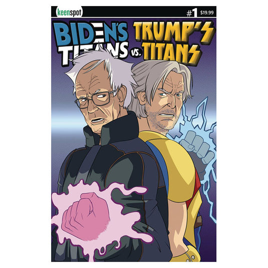 Bidens Titans Vs Trumps Titans - Issue 1 Cover F Bernie Vs Bannon Hol